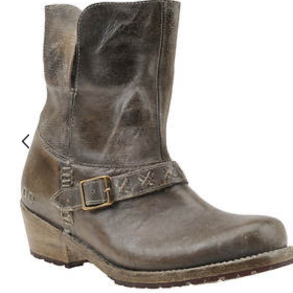 Bed Stu Shaela Short Bootie in Taupe Dip Dye NIB - Picture 1 of 8